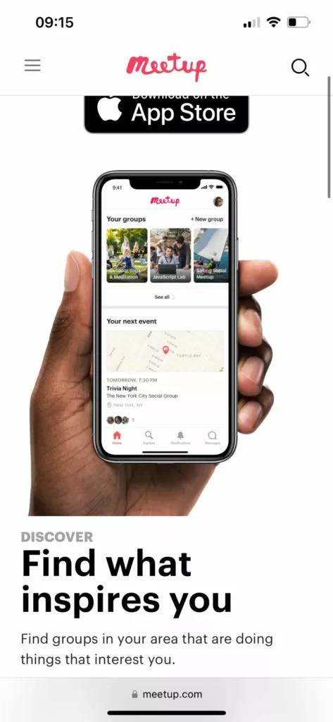 Linksgerichtete Apps - Meetup